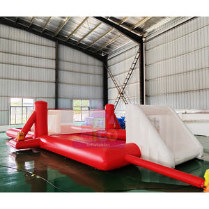 气密肥皂足球场充气游戏运动区足球充气水皂足球场户外带网 - Product Image 6