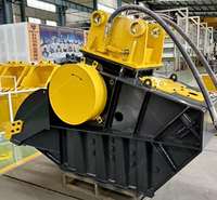 Ember penghancur MONDE penghancur hidrolik multifungsi rahang penghancur batu Bucket untuk penggali selip Steer Loader lampiran