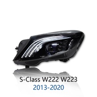 Pour Mercedes-Benz Classe S W222 2014-2017, feux de jour LED de remplacement/mise à niveau, température de couleur 6000K, 6000 lumens, 12V 36W