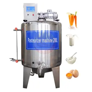 Mesin dan harga pasturizer batch susu efisiensi tinggi