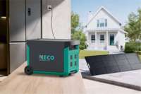 Generator Tenaga Surya Meco 3.6kWh Pro 3000W LiFePO4 Portabel dengan MPPT 8000 Siklus untuk Darurat Rumah, RV, Cadangan Off-Grid