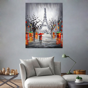 DIY <span class=keywords><strong>Peinture</strong></span> à l'huile Tour Bâtiment Image Peint à la main Artisanat de Noël <span class=keywords><strong>pour</strong></span> Adultes Peintures par Numéro Kits <span class=keywords><strong>Sur</strong></span> <span class=keywords><strong>Toile</strong></span> Décor À La Maison - Product Image 4