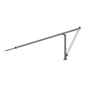 تصميم مجاني من المصنع Q235 3m 6m 8m 10m 12m تراجع الساخنة الصلب المجلفن الطريق في الهواء الطلق منتصف مفصل مصباح القطب ضوء الشارع للطي القطب - Product Image 1