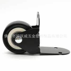 Furniture Caster 50mm X 34mm Rigid Plate Mount Polyurethane Wheel For Home Use - Product Image 2