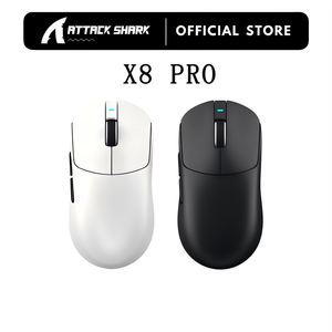 Nouvelle <span class=keywords><strong>souris</strong></span> de jeu sans fil Attack Shark X8 Pro, légère, tri-mode, éclairage RGB, <span class=keywords><strong>souris</strong></span> de jeu PAW3395PRO - Product Image 3