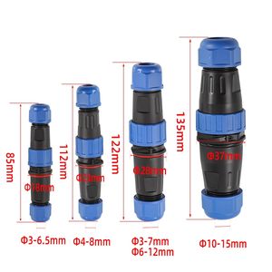 ชุดขั้วต่อการบิน LD แบบไม่ต้องบัดกรี IP68 ชุด 2/3/4/5/6/7/9 พิน แบบตัวผู้/ตัวเมีย พร้อมปลั๊กเกลียว |   กระแสไฟสูงสำหรับเครื่องจักร - Product Image 5