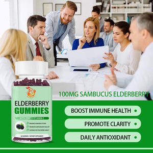 Gomitas Premium de Saúco con Citrato de Zinc y Vitamina C (Sambucus nigra) para el Apoyo Inmunológico y Antioxidante Familiar - Product Image 2