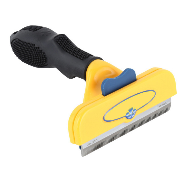 Гребень для вычесывания шерсти собак, уход за домашними питомцами, нержавеющая сталь, на заказ