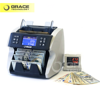 מיני קטן לערבב Denomin דלפק כסף מכירה contadora de billetes רב מטבע עם מספר סידורי הדפסה