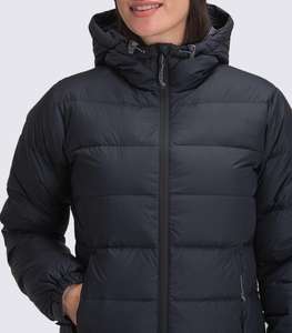 CONMR-Chaqueta de Senderismo Aislante con Capucha a Prueba de Viento y Cremallera, Abrigo Acolchado de Poliéster Cálido para Senderismo en Invierno, Uso Personalizado - Product Image 3