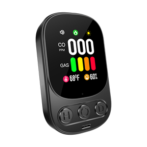 Bán trực tuyến đồng hồ đo [4 trong 1] Máy dò co | khí | độ ẩm | theo dõi nhiệt độ - Product Image 3