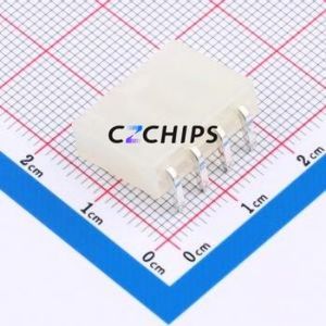 5569-4AWM Wire-to-Board Pin Header Bent Lead Through Hole,P=4.2mm Connector 1x4P 4.2mm Right Angle Insert 4P - Product Image 2