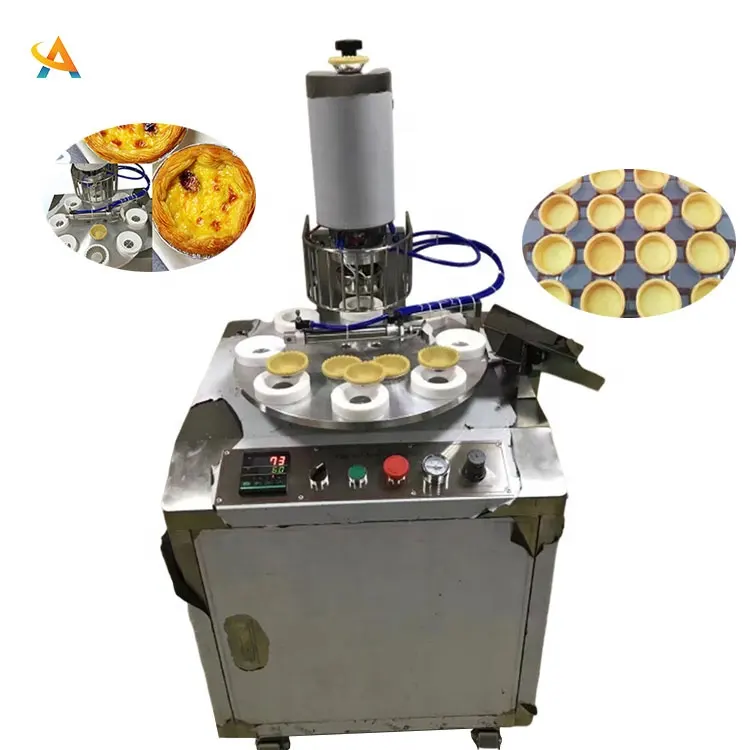 Fabrika doğrudan satış Tartlet pasta şekillendirme presleri/yumurta Tart kabuk makinesi/yumurta tart cilt makinesi