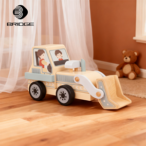 Divertenti Giocattoli del Traffico: Kit di Camion in Legno Personalizzati con Cartoni Animati, Giocattoli a Retrocarica per Bambini, <span class=keywords><strong>Modellini</strong></span> di Auto da Ingegnere in <span class=keywords><strong>Scala</strong></span> <span class=keywords><strong>1</strong></span>:1500 - Product Image 2