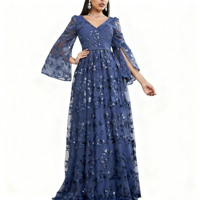 Nouvelle Robe Longue d'Été pour Femme, Style Soirée et Banquet, Tempérament Féerique et Artistique