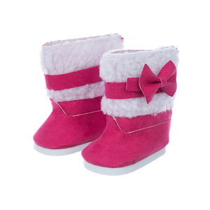 Venta caliente de alta calidad de invierno botas de felpa muñecas zapatos de juguete 18 pulgadas niña muñeca zapatos Accesorios - Product Image 3
