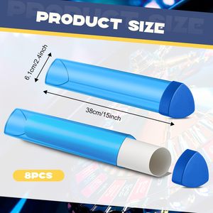 Tube en plastique PC transparent de haute qualité de 41mm de diamètre pour l'emballage d'affichage de petits objets - Product Image 2