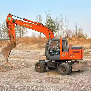 Excavadora de Ruedas Usada Hitachi 130w en Stock, Excelente Calidad, Hitachi Zx130w Usada, Excavadora Hitachi Zx 130w, Zx140w, Zx160w - Product Image 1