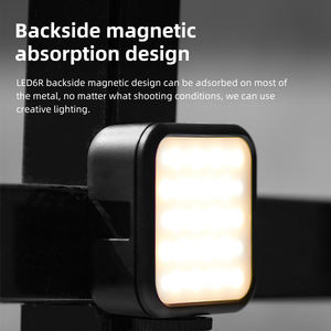 Godox ไฟ LED กล้องวิดีโอ LED6R /Bi RGB,ไฟ LED 13เอฟเฟ็กต์ FX 1800MAh แบตเตอรี่ลิเธียมไอออนสำหรับ Vlog ไฟถ่ายวิดีโอ PK <span class=keywords><strong>Ulanzi</strong></span> <span class=keywords><strong>VL49</strong></span> - Product Image 6