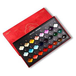 Rubens 2026 - Juego de <span class=keywords><strong>Pinturas</strong></span> de Acuarela Sólidas Antiguas de 48 <span class=keywords><strong>Colores</strong></span> con Tonos Rojos Chinos, Ideal para <span class=keywords><strong>Pinturas</strong></span> DIY para Mayores de 3 Años - ¡Venta Caliente de Fábrica! - Product Image 1