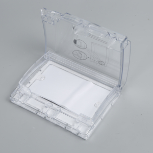 Trong suốt không thấm nước đôi Bìa tường ổ cắm hộp IP55 thời tiết bảo vệ chuyển đổi ổ cắm 2 AC cửa hàng các nước khác nhau PC - Product Image 4