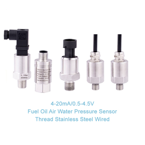 Capteur transducteur filaire en acier inoxydable avec filetage 1/4'' 100 PSI 4-20 mA/0,5-4,5 V pour carburant, huile, air, eau - Product Image 3