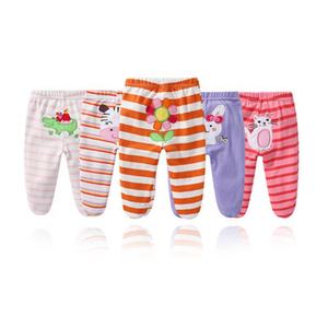 Ensemble 5 pièces pour bébé, nouveau-né, design aléatoire, pantalon imprimé de dessin animé, pantalon enveloppant, en coton, pour l'hiver, - Product Image 3
