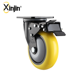 Xinjin pu <strong>hammer</strong> <strong>caster</strong> trolley wheel for wholesale full injection pu h1023** 95a factory material handing - Product Image 2