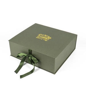 Boîtes en carton personnalisées avec logo, artisanat sur mesure, boîtes à bijoux pliantes magnétiques de luxe, emballage cadeau en papier avec ruban - Product Image 5