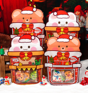 Bolsas personalizables de grado alimenticio para mascotas, a prueba de olores y humedad, para regalos de aperitivos navideños - Product Image 1