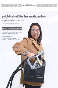 Foster tragbare Handheld 20w 30w Mini Faser Laser beschriftung maschine Gravier maschine für Metall Aluminium - Product Image 5