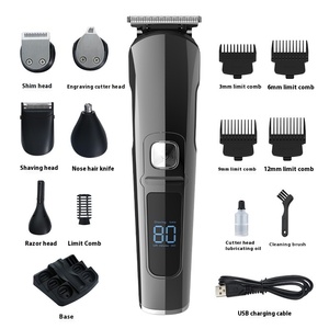 Ensemble de rasoirs électriques multifonctionnels rechargeables par USB soins personnels <span class=keywords><strong>coupe</strong></span> de cheveux étanche et tondeuse à raser le <span class=keywords><strong>nez</strong></span> pour usage domestique - Product Image 4
