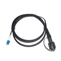 Kabel ODC PDLC DLC FULLAXS 2 inti Serat Optik Luar Ruangan FTTA LC UPC Mini Connector Fiber Patch Cord
