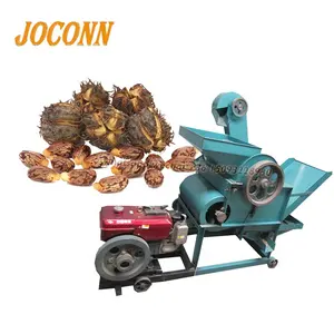 Efficient production Castor threshing machineCastor bean hulling machine Castor bean sheller thresher with best price