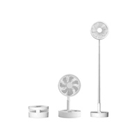 ADYSS Design P11-Original Ventilateur sur pied intelligent secouant à 180 degrés Télécommande infrarouge Rechargeable Pliable pour une utilisation en extérieur