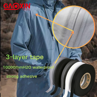 Robustes, wasserdichtes 3-Schicht-Nahtversiegelungsband mit elastischer Haftung und Heißschmelz-PU für Parkas, Outdoor-Hosen, Wanderschuhe und Segelkleidung