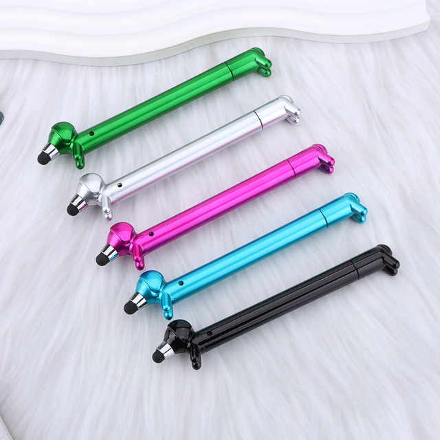 Wholesale Plastic Prize Capacitive Stylus Pen Creative Stationery Touchscreen Pen Advertising Gift Cute Puppy Design Touch Pens