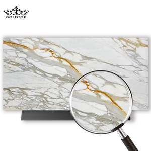 GOLDTOP-Consola de mármol dorado OEM/ODM <span class=keywords><strong>marmol</strong></span> mermer, encimeras de mesa, mármol italiano, <span class=keywords><strong>Calacatta</strong></span>, OEM/ODM - Product Image 1