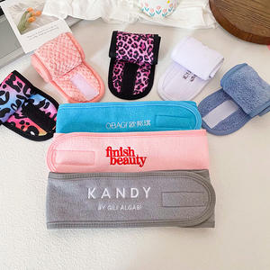 Bandeaux de yoga de sport tricotés de couleur unie et lavage de spa débarbouillettes de bain d'entraînement pour usage domestique - Product Image 5