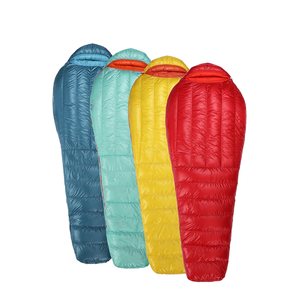 Sac de couchage pour adultes, en duvet d'oie, super léger, portable, pour le camping en plein air, 3 saisons, unisexe, type momie - Product Image 1