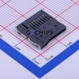 HYC77-TF09-200 SD Card / Memory Card Connector SMD Connector Self-Return Type MicroSD Card (TF Card) Card Holder With - Product Image 2