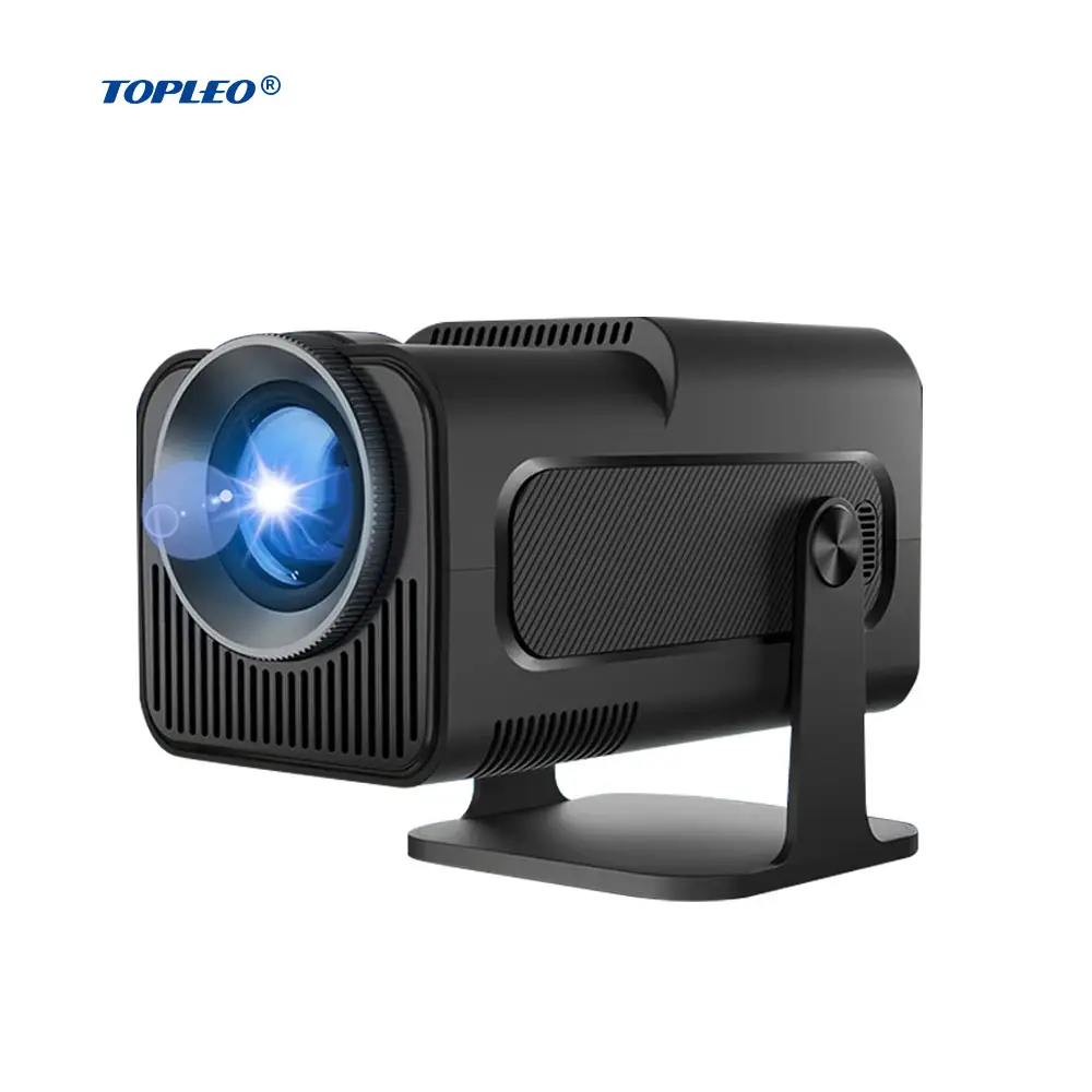 Topleo Chiếu Xách Tay Màn Hình Video Mini LCD Thông Minh 10000 Lumens 1080P Nhà Hy320 Android 11 Thông Minh Máy Chiếu