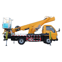 Véhicule utilitaire multifonctionnel de camion d'opération de haute altitude de livraison rapide avec le grand panier de travail 30.5M