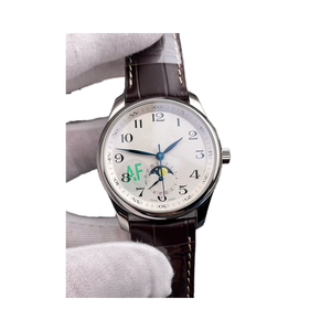 Relojes de Pulsera de Cuero PU de Alta Calidad, Diseño de Moda, Movimiento Mecánico, Esfera Analógica de 40 mm, con Tres Agujas - Product Image 1