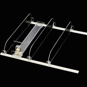 Organizador de supermercado, estante de almacenamiento de bebidas, empujador automático, divisor deslizante, dispensador de latas de refresco, refrigerador, botella de bebida, <span class=keywords><strong>nevera</strong></span> - Product Image 5