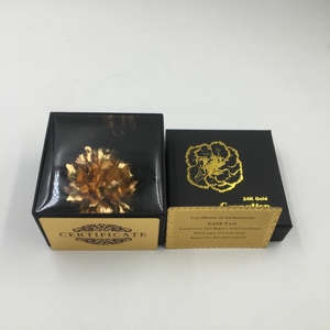 2026 fête des mères amour métal artisanat cadeau feuille d'or couleur artificielle oeillet fleur tête broche - Product Image 3