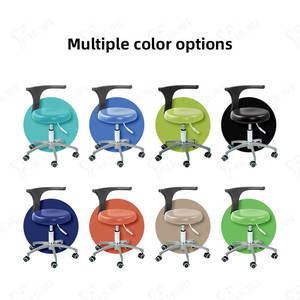 Silla Dental Foshan Negra Ajustable Manual para Adultos - Product Image 4