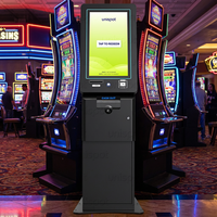 UNISPOT UAM-S02 ATM Kiosk 1 Yıllık Garantili Bilet Bozma Terminal Sistemi Oyun Tahtası İngilizce Çelik Dokunmatik Ekran Windows 10/11