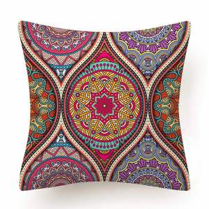 Funda de Cojín Boho con Diseño Paisley Tradicional Oriental, Inspirada en Mandala, Venta al Por Mayor - Product Image 2