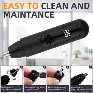 <span class=keywords><strong>Tondeuse</strong></span> Électrique pour Poils de Nez, Oreilles et Sourcils pour Hommes, Outil de Nettoyage Électrique pour Rasage, Silencieuse, Portable et Mini - Product Image 3